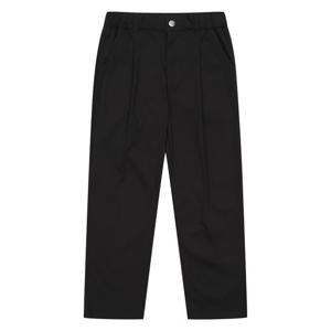 [에꼴리에]남아 오픈 반밴딩 테이퍼드 원턱 슬랙스 팬츠 23C5203_BK