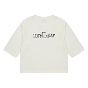 [에꼴리에]여아 멜로우 레터링 7부 티셔츠 23C0484_WT