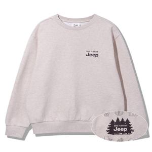 [지프] 등판 프린트 맨투맨 (JQ3TSU891MB)