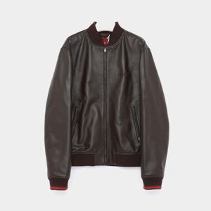 구찌 자수로고 봄버 레더 남성 자켓 793726 XNA3M 2014
