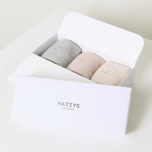 [헤지스ACC] 퍼피자수 여성 중목 양말 3종 세트 HISS5F005G1