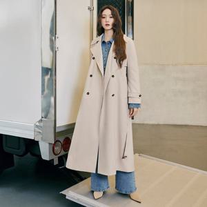 [라인어디션][이성경 착용] 더블버튼 벨티드 트렌치코트 (NVTCPB99)