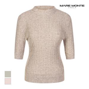 [마레몬떼][마레몬떼] 슬림디자인 반팔 니트_M23OMKT73P0 (P0037