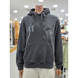 [지프]남녀공용 가먼트다잉 41 후드티셔츠(JQ3THU067)_DG