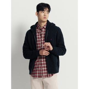 [빈폴멘] 케이블 후드 집업 카디건  네이비 (BC5X5AC65R)