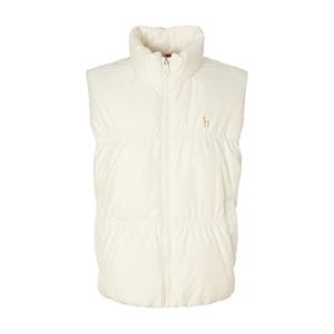 헤지스 골프 여성 25FW 아이보리 여성 셔링 경량 다운 베스트 HWJU5D712IV