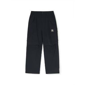 MLB팬츠 PQJ 3LWPB0746-50BKS 남성 베이직 스트레치 기모 카고 와이드 팬츠 뉴욕양키스