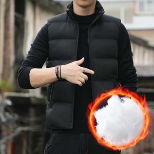 웰론패딩 남자 하이넥 패딩조끼 베스트 겨울 3컬러 다운점퍼