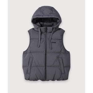 [지프]JQ4JPU692 다크그레이 남녀공용 Jeep 탈부착 후드 다운 베