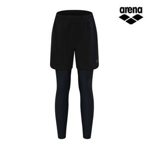 [아레나공식] 에브리데이 레저 9부 남성 레깅스 팬츠 A6BM1PP02BLK