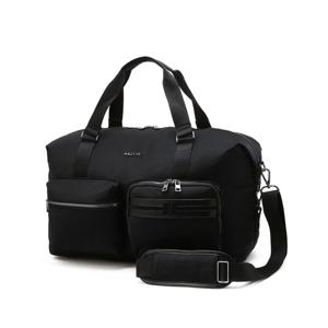 [헤지스골프]블랙 남성 나일론 포켓 디테일 보스턴백(HUBA5F901BK)