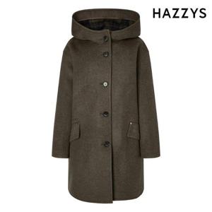 헤지스레이디스  (HSCO5D983) 후디 하프코트 카키