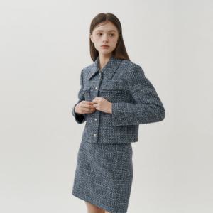 [코인코즈]코인코즈 스탠카라 트위드 자켓_DW5SJ105