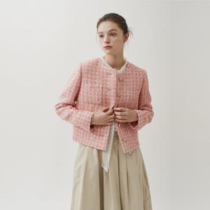 [코인코즈]코인코즈 라운드 포켓 트위드 자켓_DW5SJ104