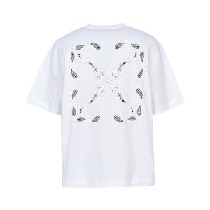 오프화이트 반다나 애로우 반팔 티셔츠 44MAA120G5J00O 0110