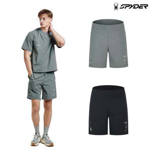 [스파이더] 남성 에어리 피스테 우븐 4.5부 반바지 SPJMCNTR306M