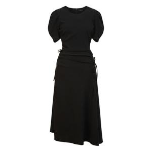 질스튜어트 뉴욕 여성 25SS 스테디셀러 블랙 셔링장식 원피스 WJDR5B730BK