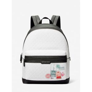 마이클코어스 쿠퍼 임벨리시드 백팩 미디엄 - MK 시그니처 37R6LCOB2B3535 브라이트 화이트