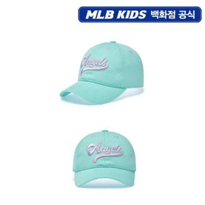 [MLB키즈PG] 여아 엔젤스 레터링 볼캡 (7FCPB036N-41MTS)