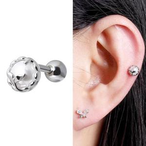 써지컬 스틸 진주 고래꼬리 패션 피어싱