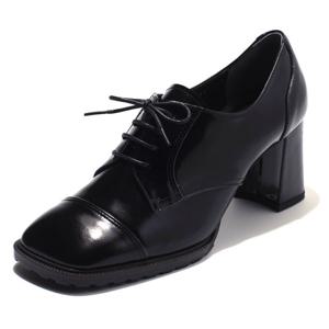 [세라] 구두 여성화 옥스퍼드 로퍼 펌프스 S23P516 블랙 7CM