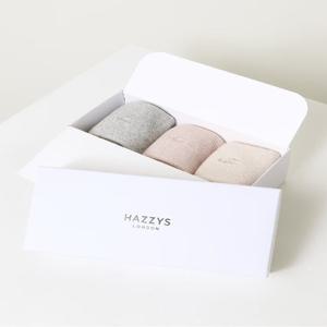 [헤지스] 퍼피자수 여성 중목 양말 3종 세트 /HISS6E005G1