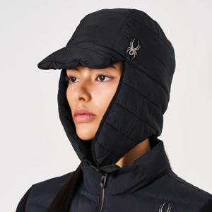 [스파이더] 공용 프리마로프트 방한 트래퍼햇 SPKWANCA306MBLK