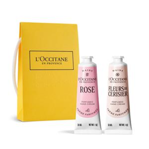 록시땅 [기프트] 체리 + 로즈 퍼퓸드 핸드 크림 듀오