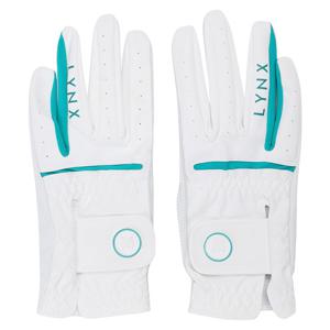 [링스] 여성 컬러배색 양손 장갑 L21C3GV881_WH