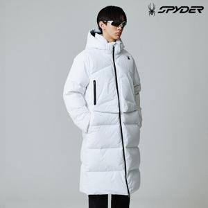 [스파이더] 공용 헥센 후드 롱 다운 자켓 SPIWCNDJ306UWHT