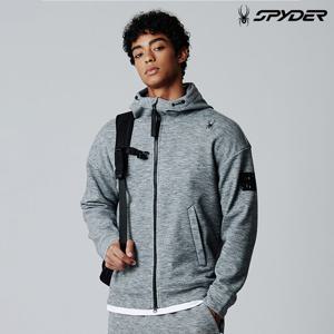 [스파이더] 공용 스웨터 본딩 셋업 후드 집업 SPIWCNFT303UMGR