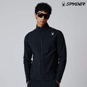 [스파이더] 남성 헥센 플리스 본딩 집업 SPIWCNFT117MBLK