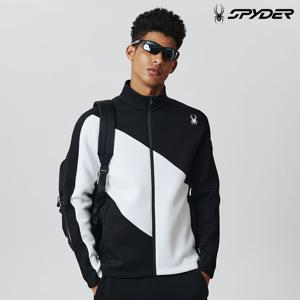 [스파이더] 공용 유로스포츠 스탠드 넥 집업 SPIFCNFT222UBLK