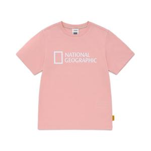 내셔널지오그래픽 키즈 K245UTS920 네오디 빅로고 반팔 PEACH