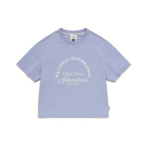 [내셔널지오그래픽 키즈] K242GTS910 여아 우븐 반팔 LAVENDER