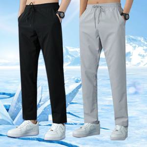 냉감 여름 아이스 쿨링 팬츠 밴딩 바지 고무줄 슬랙스