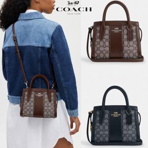 코치 COACH CT766 여자 가방 Andrea 캐리올 토트 크로스백
