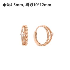 로이드 로켓 볼륨 14k 귀걸이 LOFL1086G