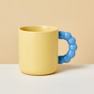 [모던하우스] 구슬핸들 머그 옐로블루