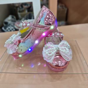 [탈렌트키즈]모다진주 탈렌트 클로젯 TS리본펄LED구두 TSY11HSH0