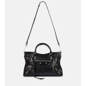 발렌시아가 Le City 스몰 레더 토트 백 P00988215