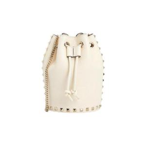 발렌티노 락스터드 체인 버킷백 아이보리 P0AI4VSHI16