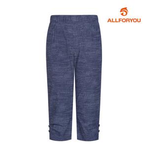 [올포유] 여성 전체 이밴드 패턴 7부 팬츠 AWPTM5386-915