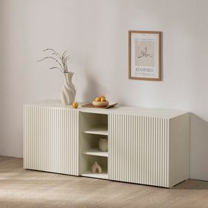 [보루네오] 멜로우 템바보드 높은 거실장 1500