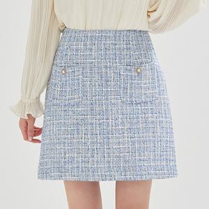 [로엠]포켓 트위드 스커트 (RMWHC24R21-T)