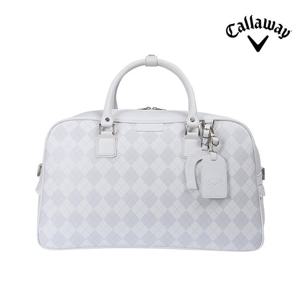 캘러웨이 필리 아가일 여성용 보스턴백 화이트