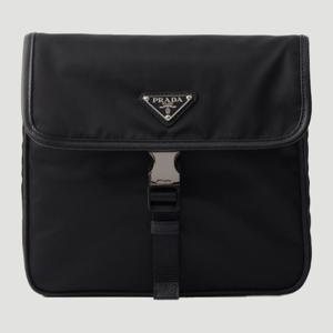 프라다 나일론 사피아노 가죽 숄더 백 2VD0772DMH F0002