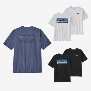 파타고니아코리아 ( 38504Q7 ) 멘즈 P-6 로고 리스판서빌리-티 반팔 SC