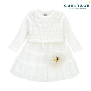 [CURLYSUE][컬리수] 렛잇스노우 샤원피스(가방세트) CNW1GAOP05