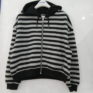 [에꼴리에][모다부평]스트라이프 집업 후드 점퍼/25RT755BK_BP